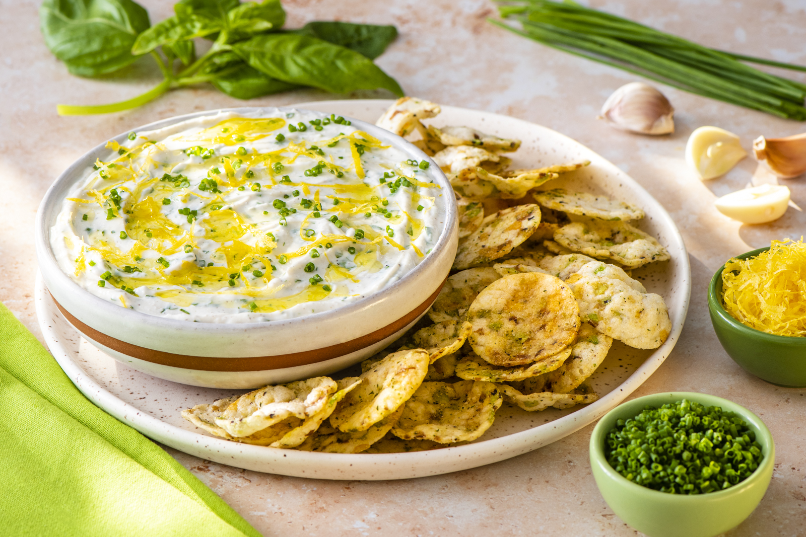 Off The Eaten Path® Garlic Herb Whipped Cottage Cheese Dip FLVR